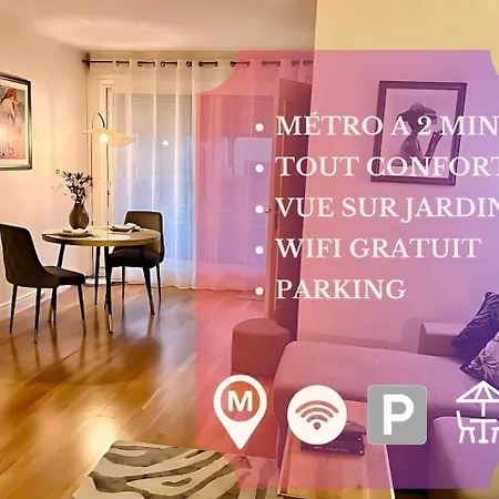 L'écrin Du 12- élégant Sur Jardin Avec Parking * Parigi